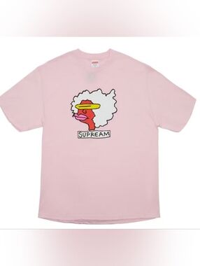 Supreme Gonz Light Pink Preowned Tee Shirt Sz M